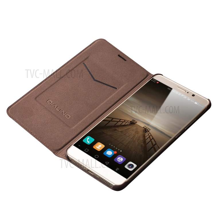 Case Huawei Mate 9 / Pre-order * QIALINO คลาสสิก หรู หนังวัวแท้ สมาร์ท *
