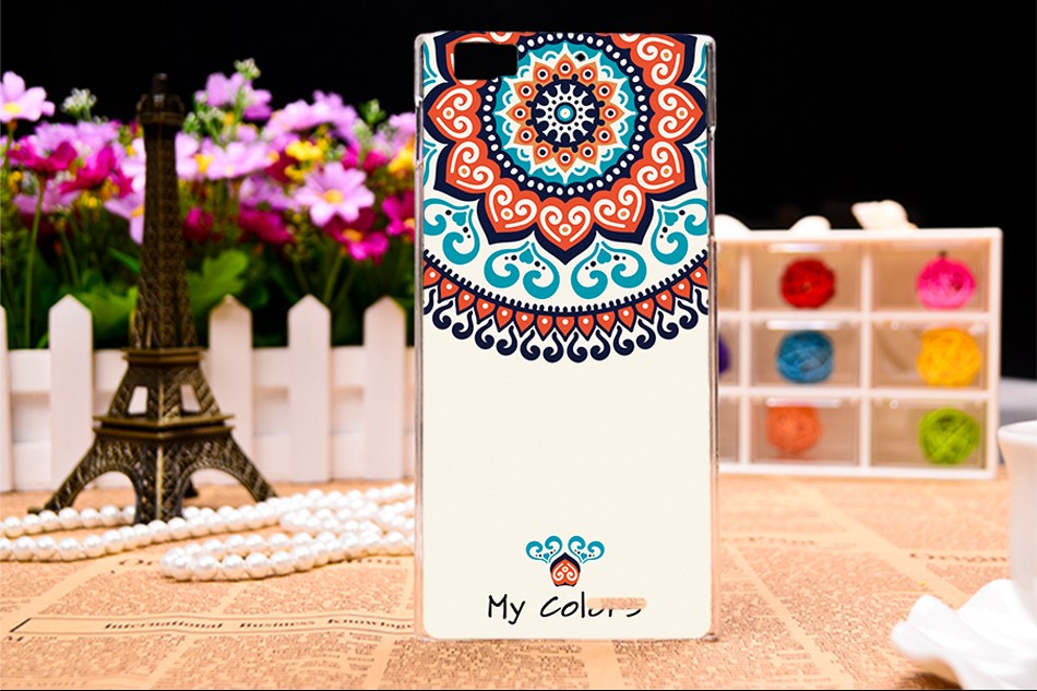 Case Lenovo K900 / Pre-order * เคสพลาสติกแข็ง ลายดอกไม้ *