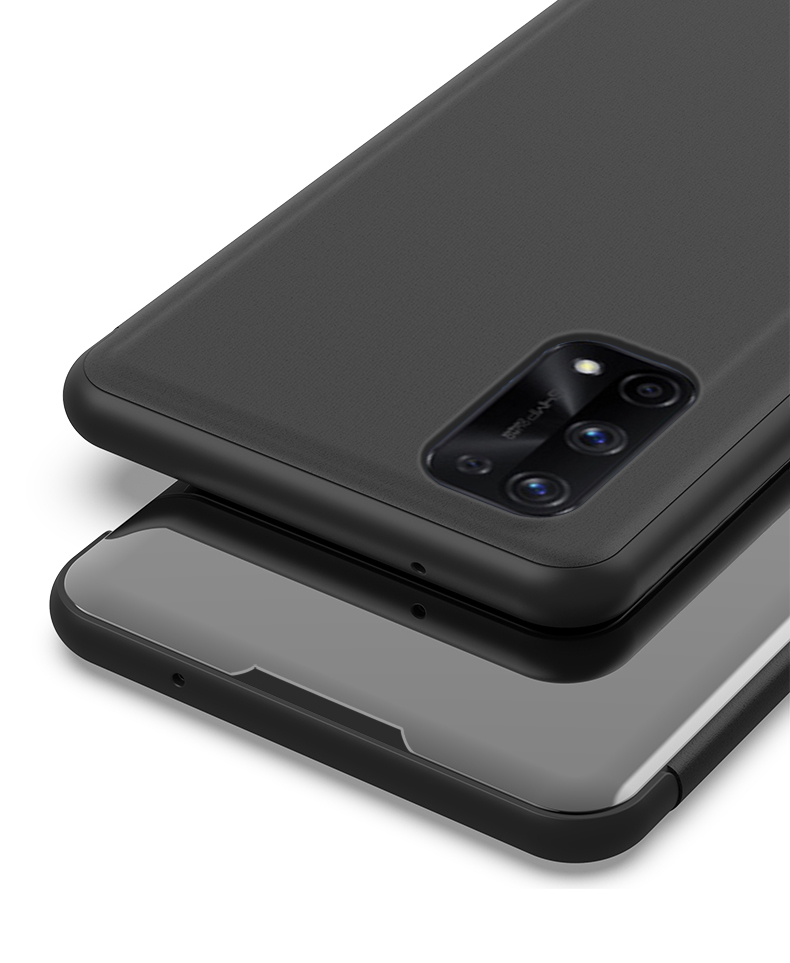 Case Realme 7 Pro / Pre-Order * เคสกระจกสมาร์ท Clear View ฝาครอบหนัง *