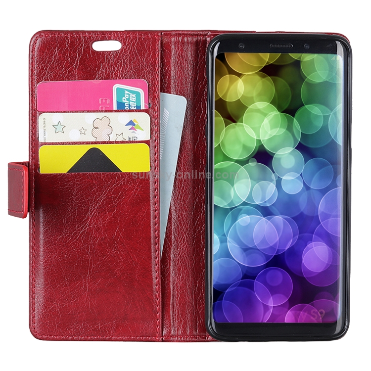 Case OPPO R17 Pro / Pre-Order * ทองแดง Buckle Nappa Texture ซองหนังใส่ในแนวนอนพร้อมที่วางและช่องเสียบการ์ดและกระเป๋าสตางค์ *