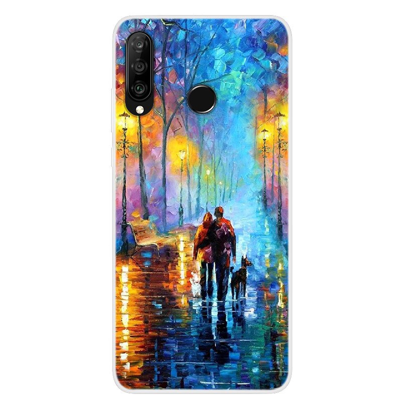 Case Huawei Y7p / Pre-Order * เคสซิลิคอน แฟชั่น Slim Soft TPU ฝาครอบด้านหลัง *