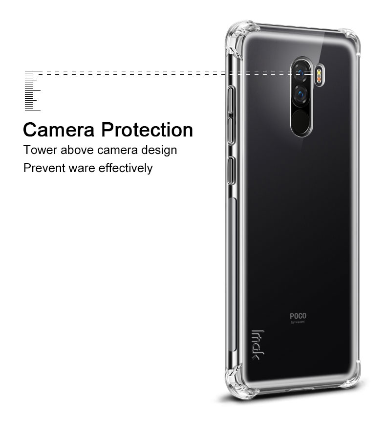 Case Xiaomi Pocophone F1 / พรีออเดอร์ * IMAK Skin Feel Anti-drop TPU Shell + ฟิล์มป้องกันรอย *