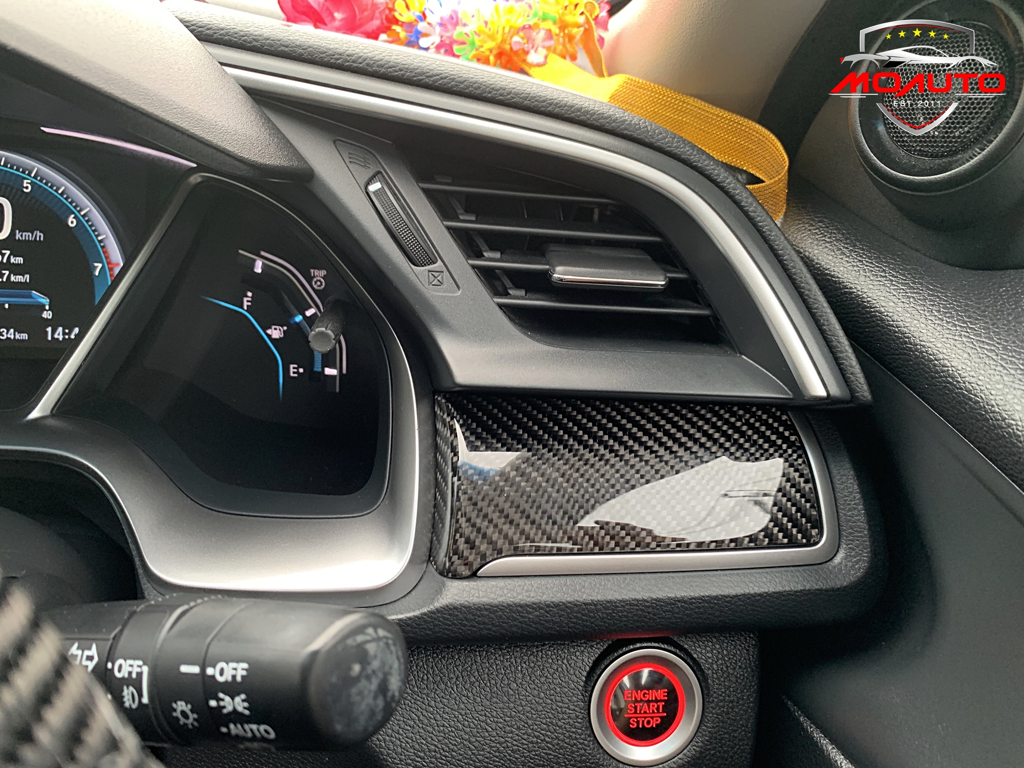 คอนโซลหน้าคาร์บอนแท้ CIVIC FC / FK 2016-2021