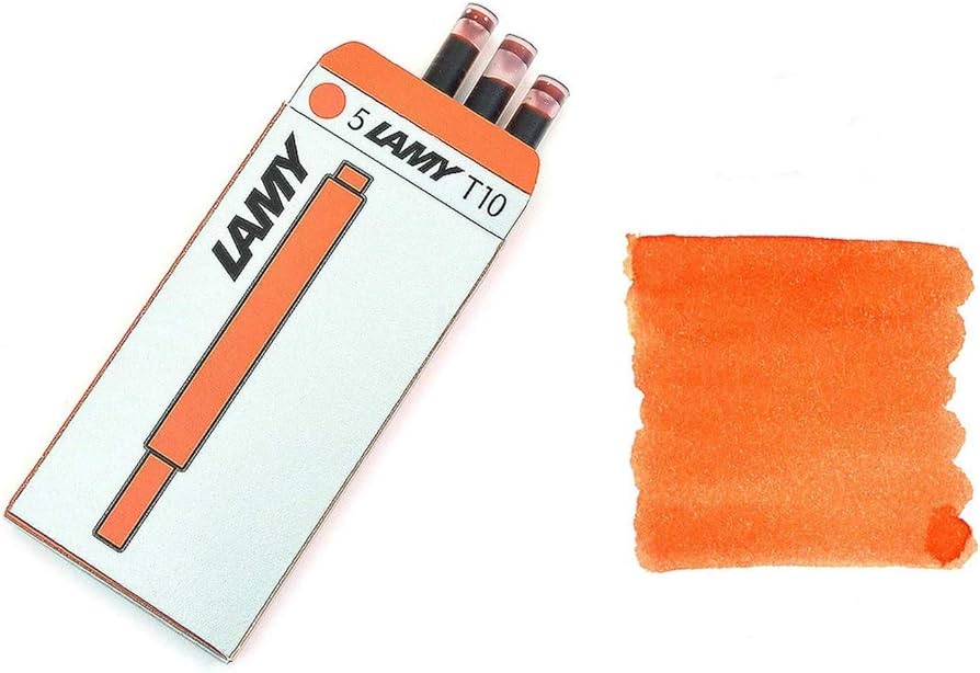 LAMY T10 copper orange 2015 limited ink cartridges