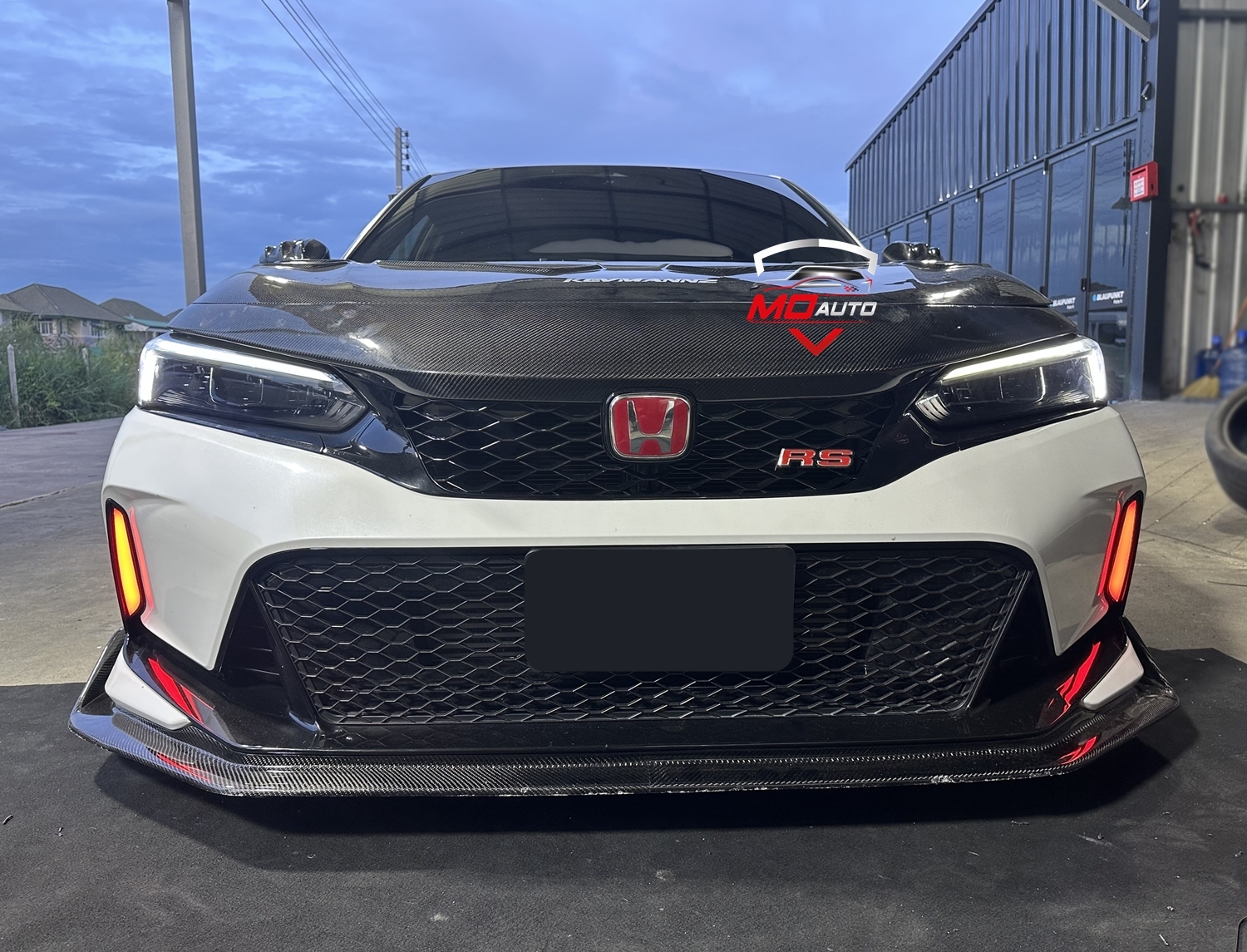 ไฟเดย์ไลท์กันชนหน้า TYPE-R สำหรับ CIVIC FE