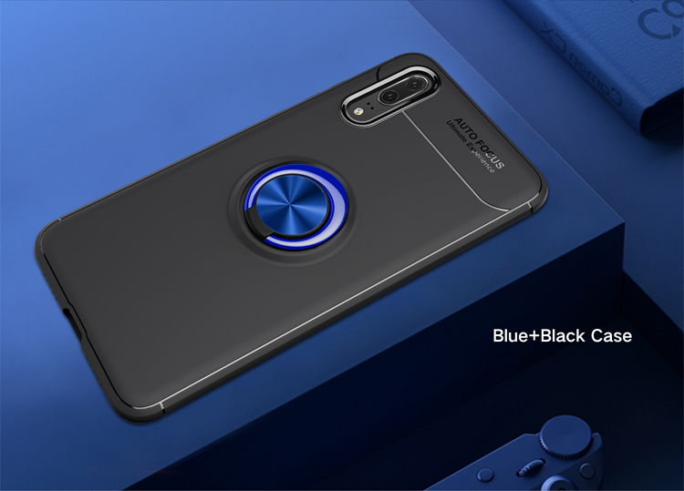 Case Huawei P20 Pro / Pre-order * Finger Ring Kickstand (แผ่นโลหะแม่เหล็กแบบ Built-in) *