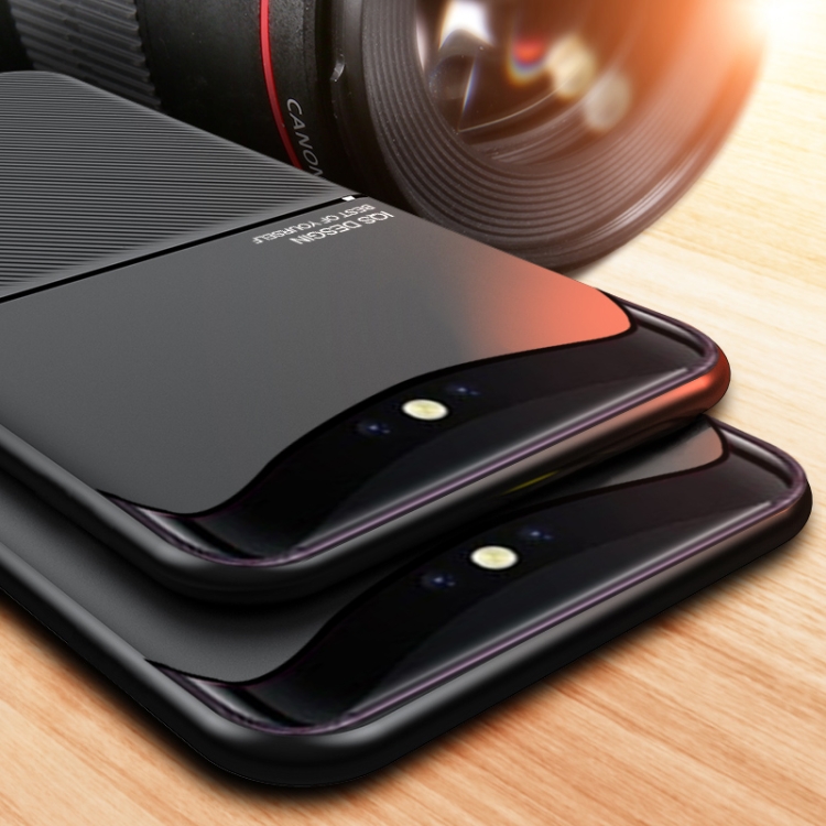 Case OPOP Find X # Pre-Order * Classic Tilt Strip Grain แม่เหล็กกันกระแทก PC + เคส TPU *