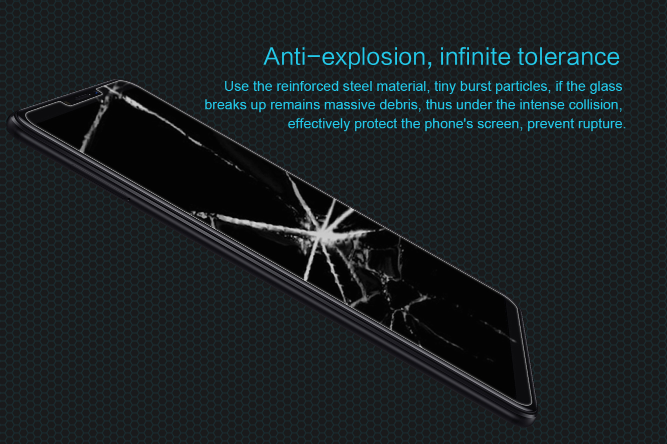 กระจกนิรภัย Xiaomi Mi Max 3 / Pre-Order * NILLKIN Amazing H แก้ว AGC ใช้แล้วกับนาโนเทคโนโลยีของ HARVES *