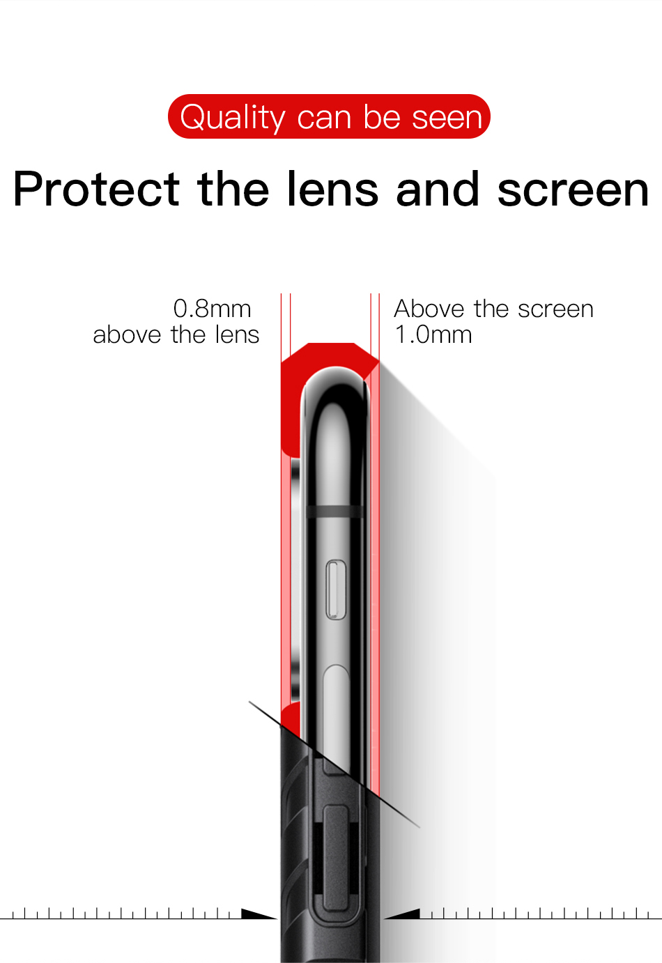 Case iPhone XS / Pre-Order * BASEUS อะคริลิคแกร่ง + ซิลิโคนอ่อนนุ่ม = ป้องกันสองชั้น *