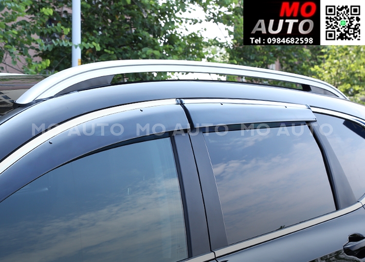 คานเสริมหลังคาคู่ (Roof Rail) แบบยกสูง CR-V