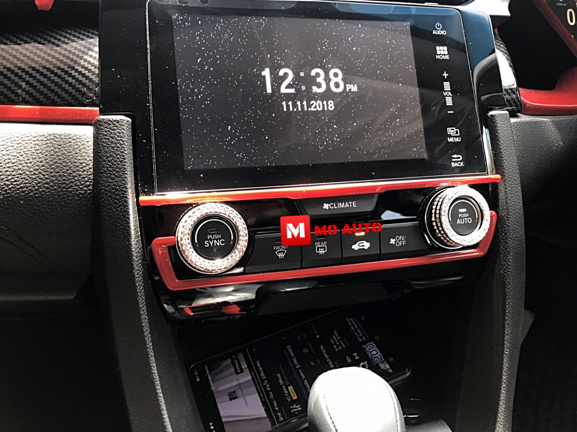 ครอบปุ่มปรับแอร์ CIVIC FC/FK