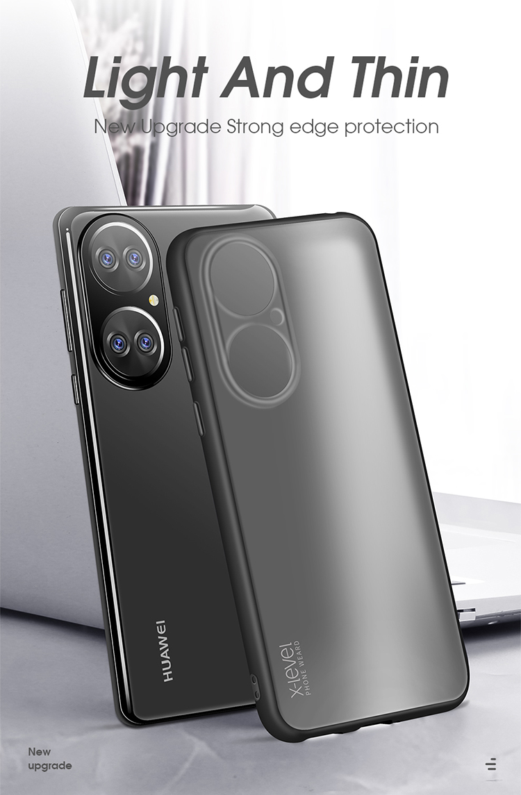 Case Huawei P50 Pro # Pre-Order * X-LEVEL Frosted Surface TPU + เคสโทรศัพท์แบบพลาสติก *