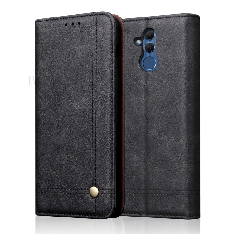 Case Huawei Mate 20 Lite # Pre-order * Auto-ดูดซึม Retro Crazy Horse หนัง PU กระเป๋าสตางค์ปกขาตั้งโทรศัพท์ *