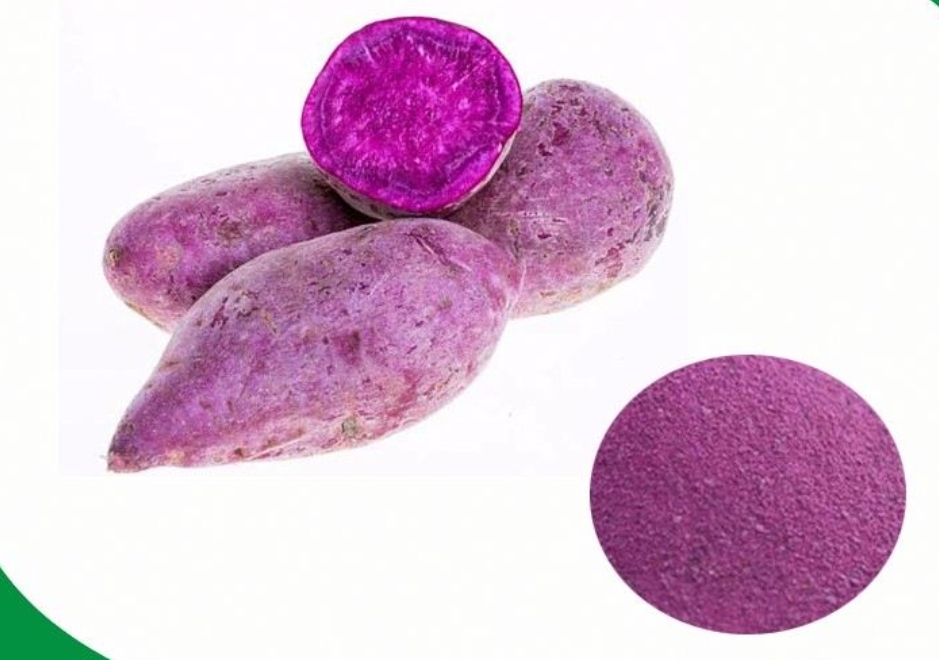 ผงสีแดงธรรมชาติจากมันฝรั่ง Purple Sweet Potato Pigment 25 g ไม่สามารถทำอาหารได้
