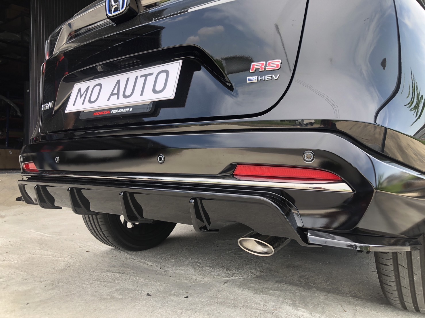 ลิ้นสเกิร์ต หน้า-หลัง ดำเงา HR-V 2022-2025