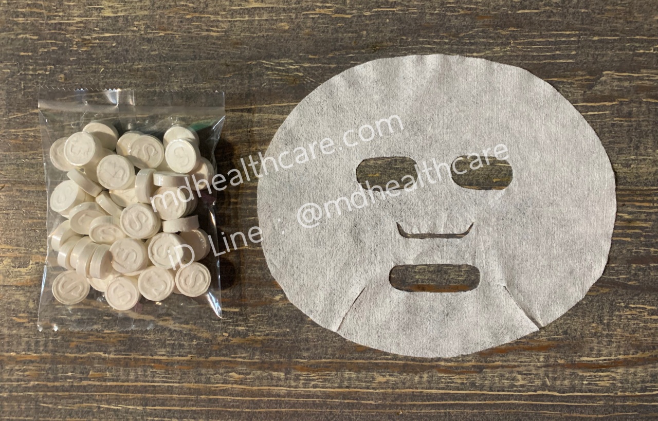 เม็ดมาร์คหน้าอัดเม็ด วัสดุฝ้าย 100ชิ้น/ห่อ