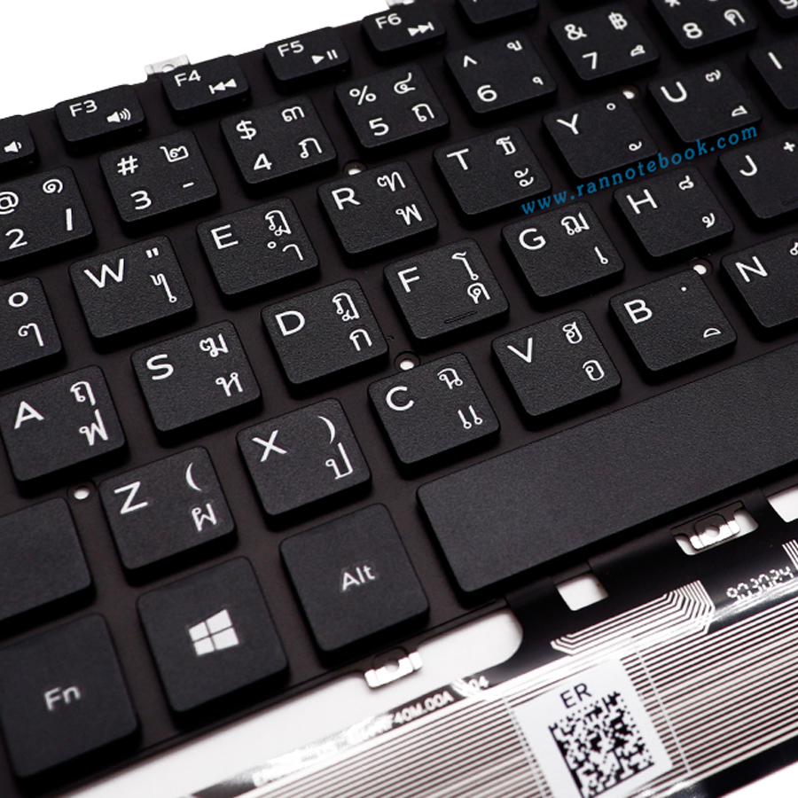คีย์บอร์ด โน๊ตบุ๊ค Dell Latitude 3400 แท้ประกัน Dell Thailand