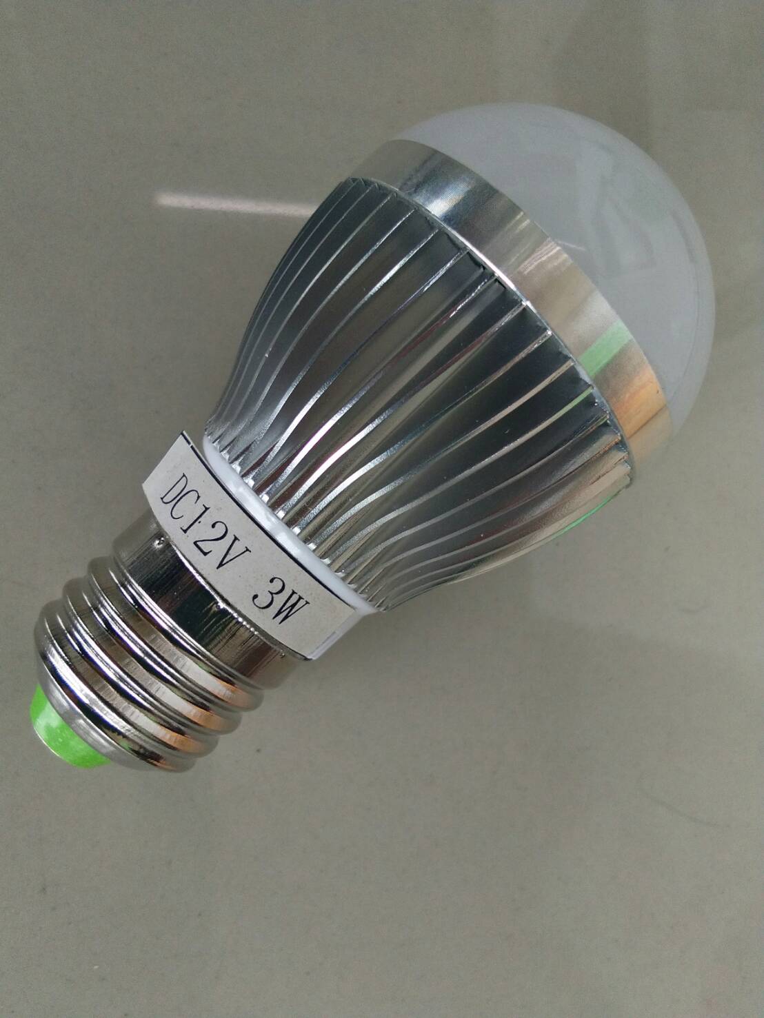 หลอดไฟ LED E27 Bulb ขนาด 3W 12V 6000K AL