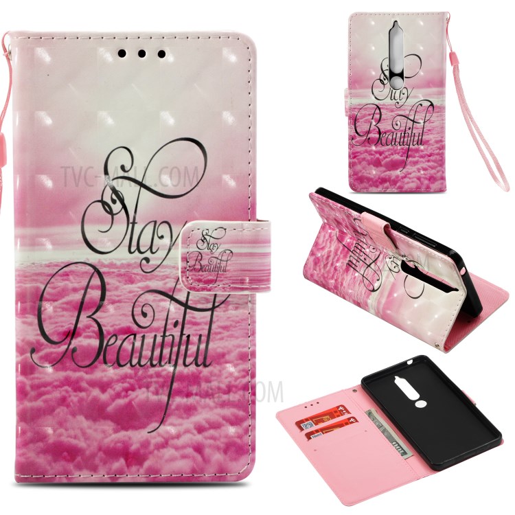 Case Nokia 6.1 (Nokia 6 2018) / Pre-order * เคสรูปแบบการพิมพ์ปกหนังกระเป๋าสตางค์ *