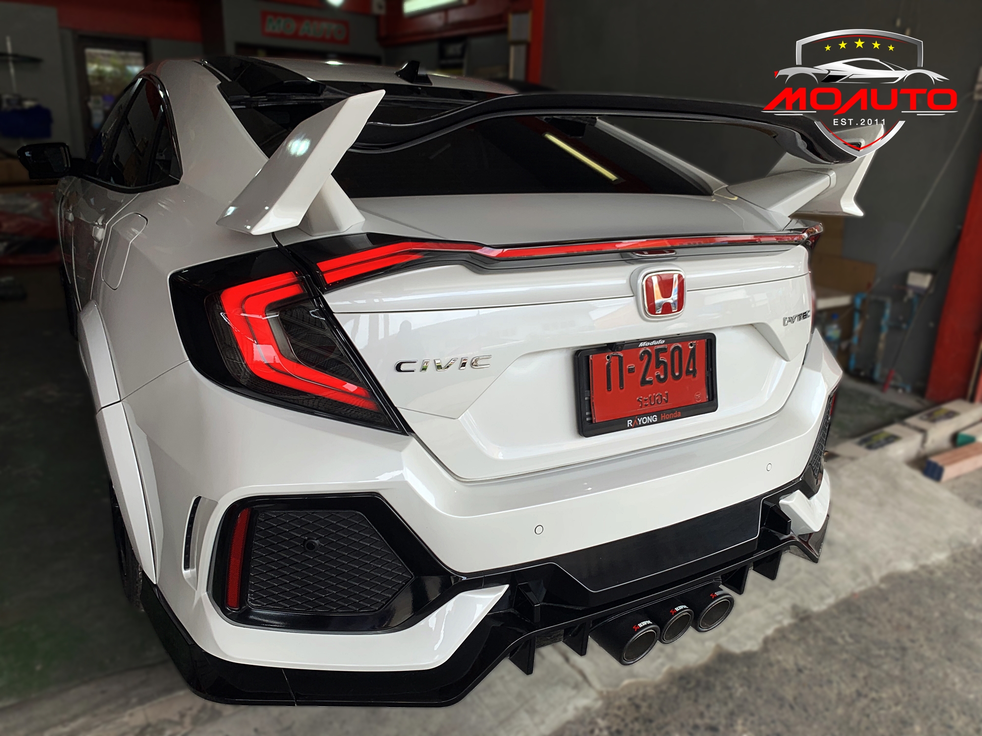 ไฟท้าย LED M-STEP พร้อมไฟฝากระโปรงท้าย CIVIC FC 2016 - 2021