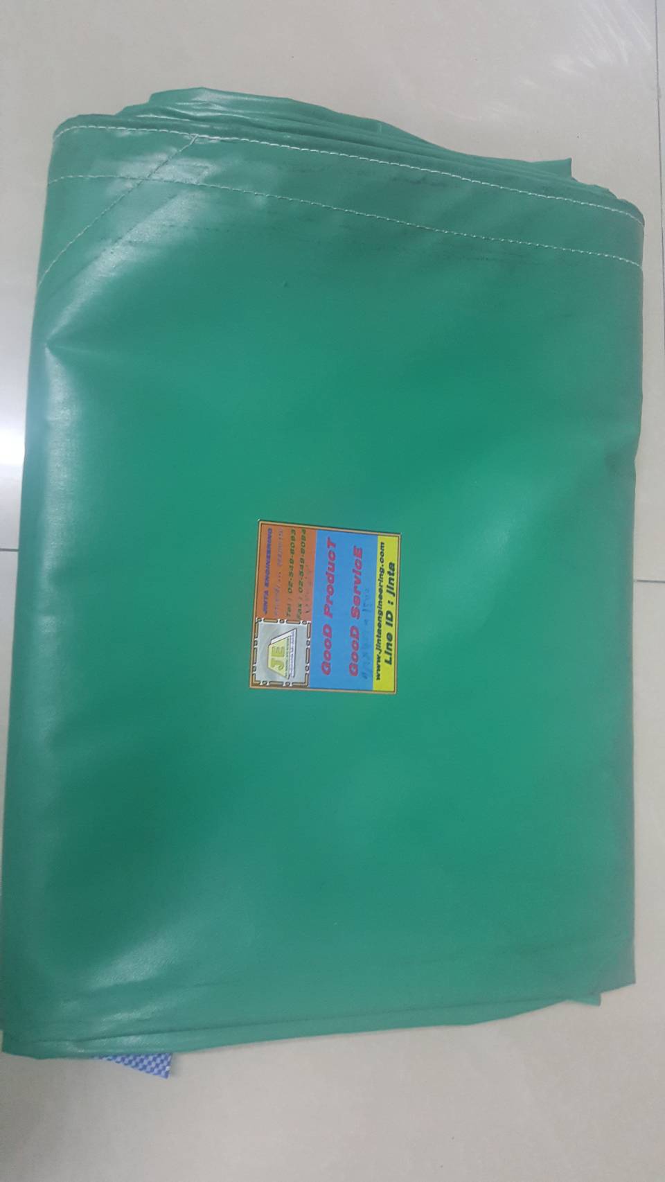ผ้าใบกันฝน ขนาดกว้าง 6m x ยาว 5m ผ้าใบคลุมสินค้า ผ้าใบกัันน้ำ ผ้าใบกันแดด ผ้าใบคูนิล่อน ผ้าใบ kunilon ผ้าใบรถระบะ ผ้าใบรถสิบล้อ ผ้าใบรถบรรทุก ผ้าใบเต็นท์