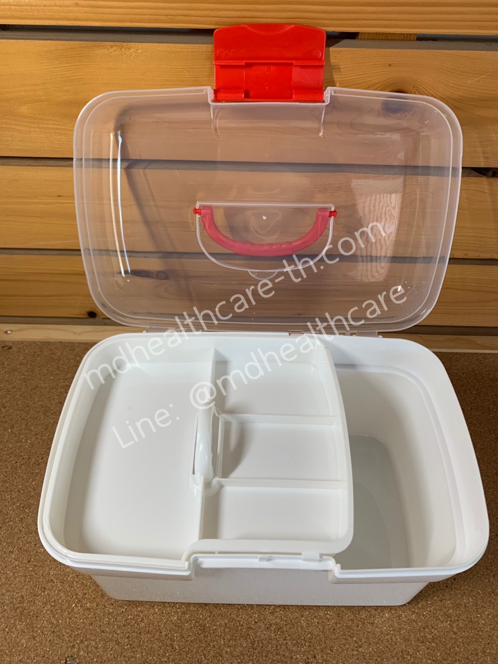 กล่องใส่ยาขนาดใหญ่ XL 28.5*18.5*17 cm. จำนวน1ใบ