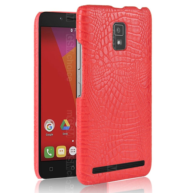 Case Lenovo A6600 / Pre-order * เคสหนัง PUเคลือบลายจระเข้ *