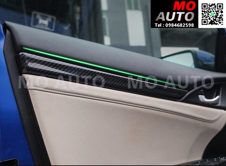 คิ้วแผงข้างประตูภายในเคฟล่า CIVIC FC/FK