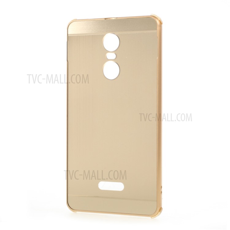 Case Lenovo K6 Note / Pre-order * เคสอลูมิเนียมขัดแปรงเคลือบ PC เบาะรองมุม 4 มุมเพื่อป้องกันการกระแทก *