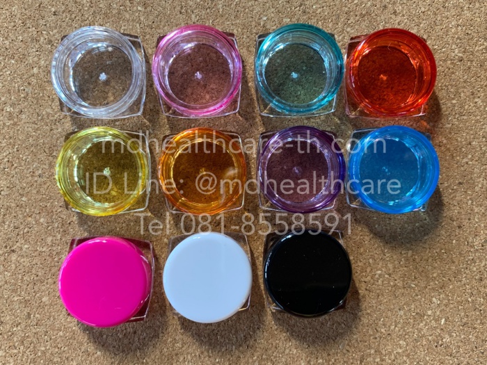 ตลับครีม 3กรัม ฐานสี่เหลี่ยม (10ชิ้น/ชิ้นละ2บาท)