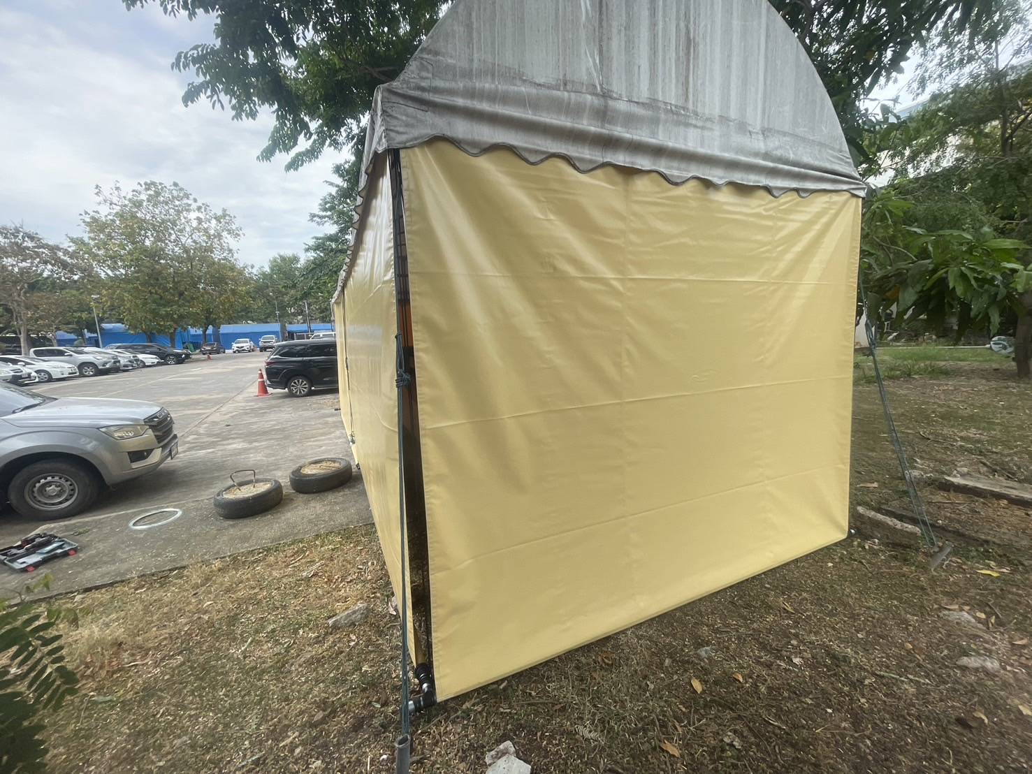 MKP TenT ผ้าใบชักรอก กว้าง 1เมตร สูง 1 เมตร (ไม่รวมเสาค้ำ) กันสาดผ้าใบ ชักรอกผ้าใบ ผ้าใบม้วนขึ้นลง ผ้าใบม้วนเก็บได้ มีทุกสี ขาว เทา ดำ น้ำเงิน แดง เขียว เหลือง ฟ้า ครีม ม่วง 1m x 1m