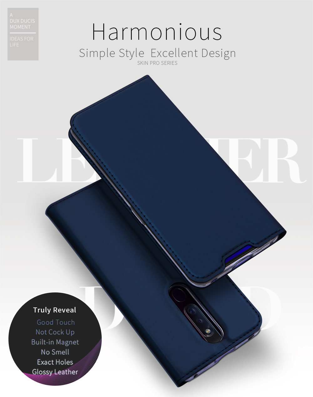 Case OPPO F11 Pro / Pre-Order * DUX DUCIS หนัง PU มันวาวที่ผ่านการคัดสรรมาอย่างดี *