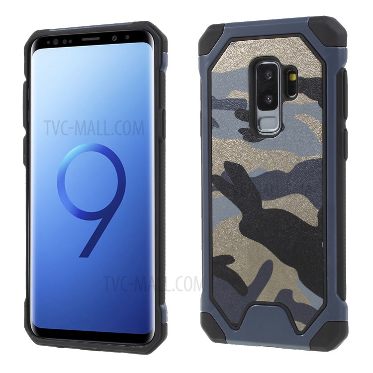 Case Samsung Galaxy S9 Plus / Pre-Order * เคสลายพรางหนัง PU เคลือบพีซีไฮบริด TPU *