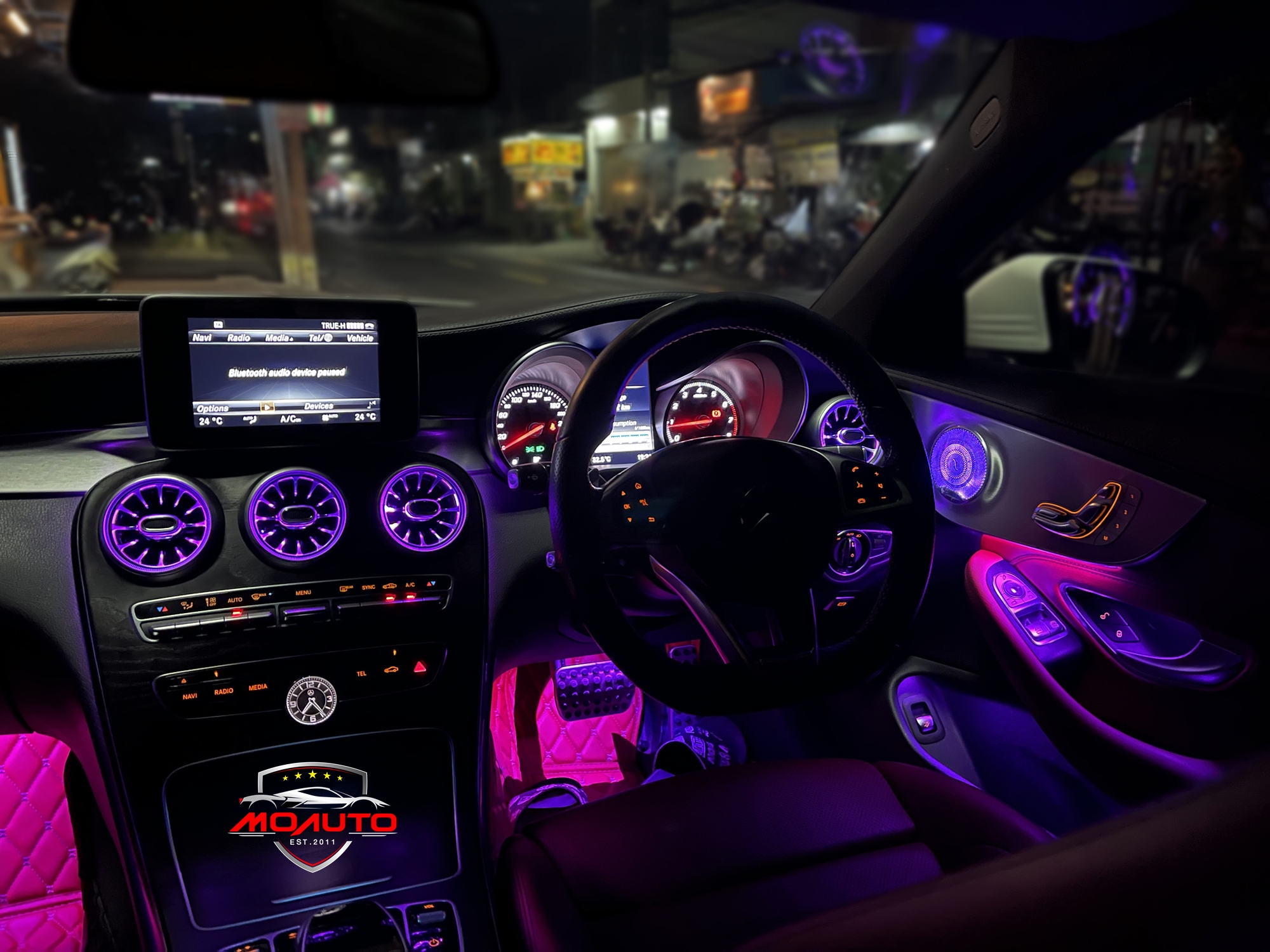 ไฟช่องแอร์ AMBIENT LIGHT AIR VENT - W205