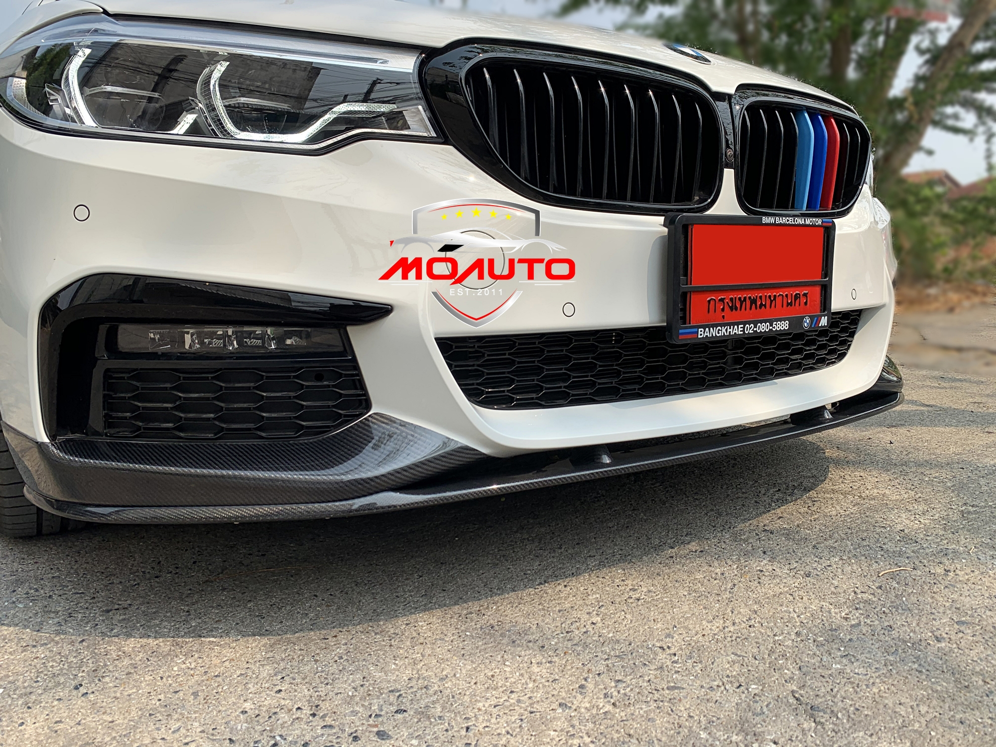 ลิ้นหน้า BMW Series 5 G30 Carbon ทรง MP