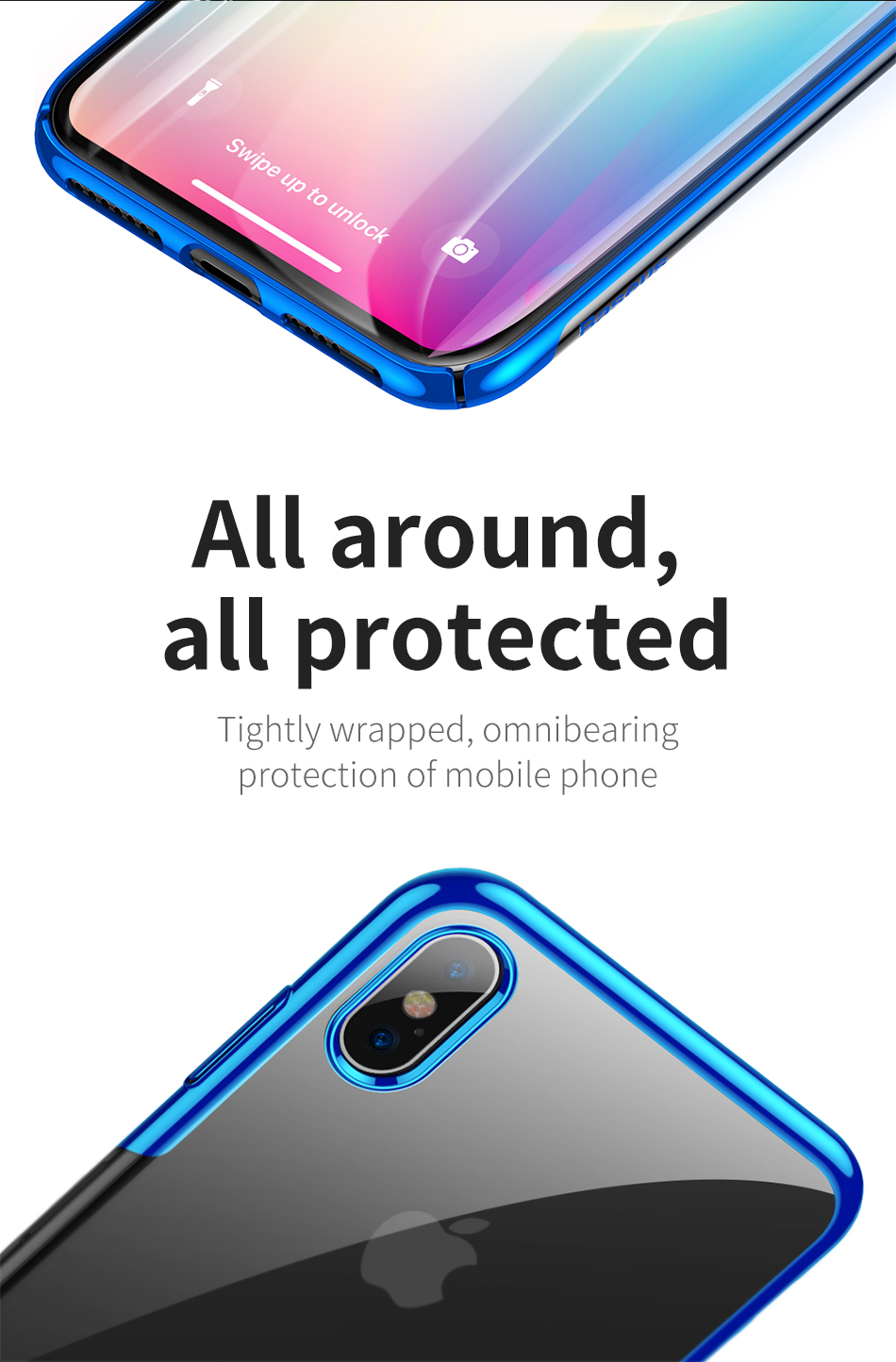 Case iPhone X, iPhone XS / Pre-Order * BASEUS วัสดุ PC ที่เลือกมีความเหนียวสูง *