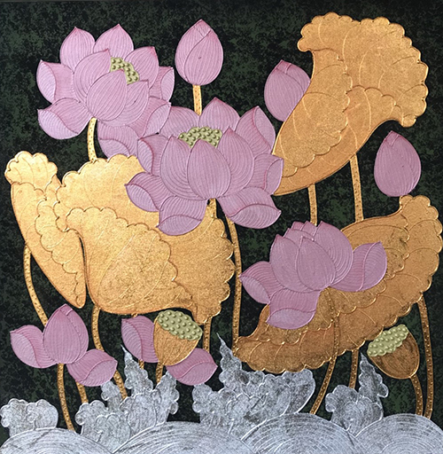 ภาพมงคล ขนาด 100 x 100 cm. ลาย 081