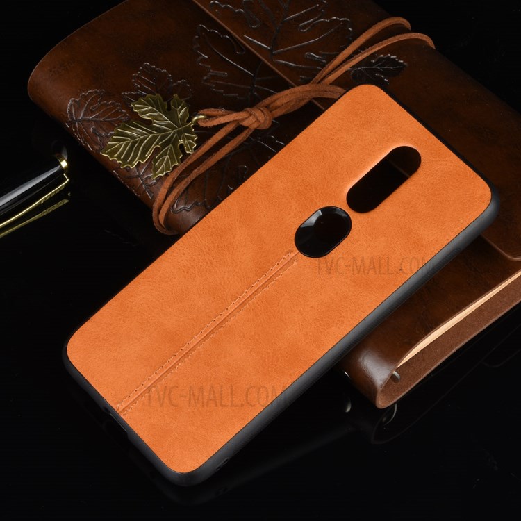 Case Nokia 6.1 Plus / Pre-order * เคส PC เคลือบหนัง PU + เคสโทรศัพท์มือถือ TPU วัสดุไฮบริด: ด้านหลังพีซี + กรอบ TPU *