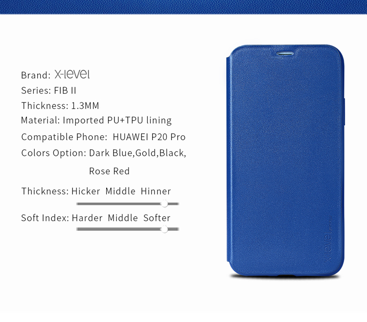 Case Huawei P20 Pro / Pre-order * X-LEVEL หนัง PU คุณภาพสูงที่มีฝีมือยอดเยี่ยมให้รูปลักษณ์ที่หรูหราและสัมผัสที่ดี *