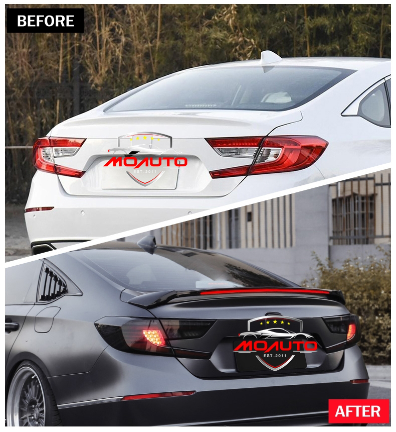 สปอยเลอร์ฝากระโปรงท้าย ทรง M-SPORT พร้อม LED ท้าย ACCORD G10