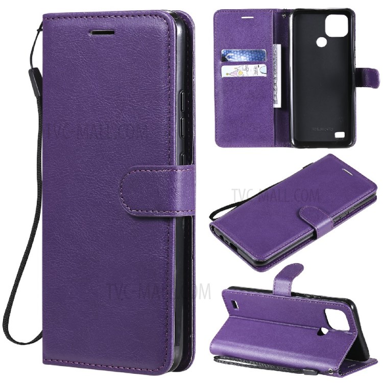 Case Realme C21 # Pre- Order * เคสดีไซน์กระเป๋าสตางค์ ดีไซน์กระเป๋าสตางค์ ใส่บัตรได้สบาย แถมเงินสด *