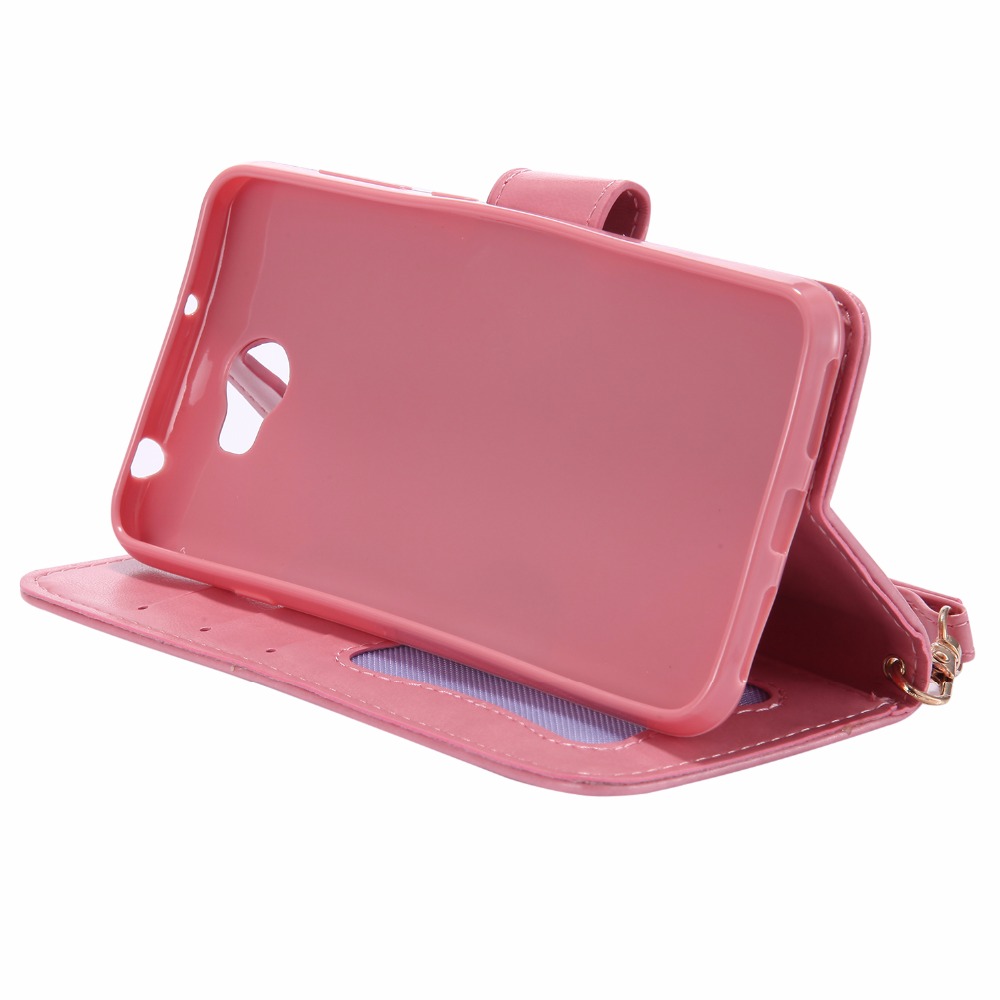 Case Huawei Y6ii / Pre-orde * เคสกระเป๋าสตางค์สไตล์หนัง PU หนังส่องสว่าง *