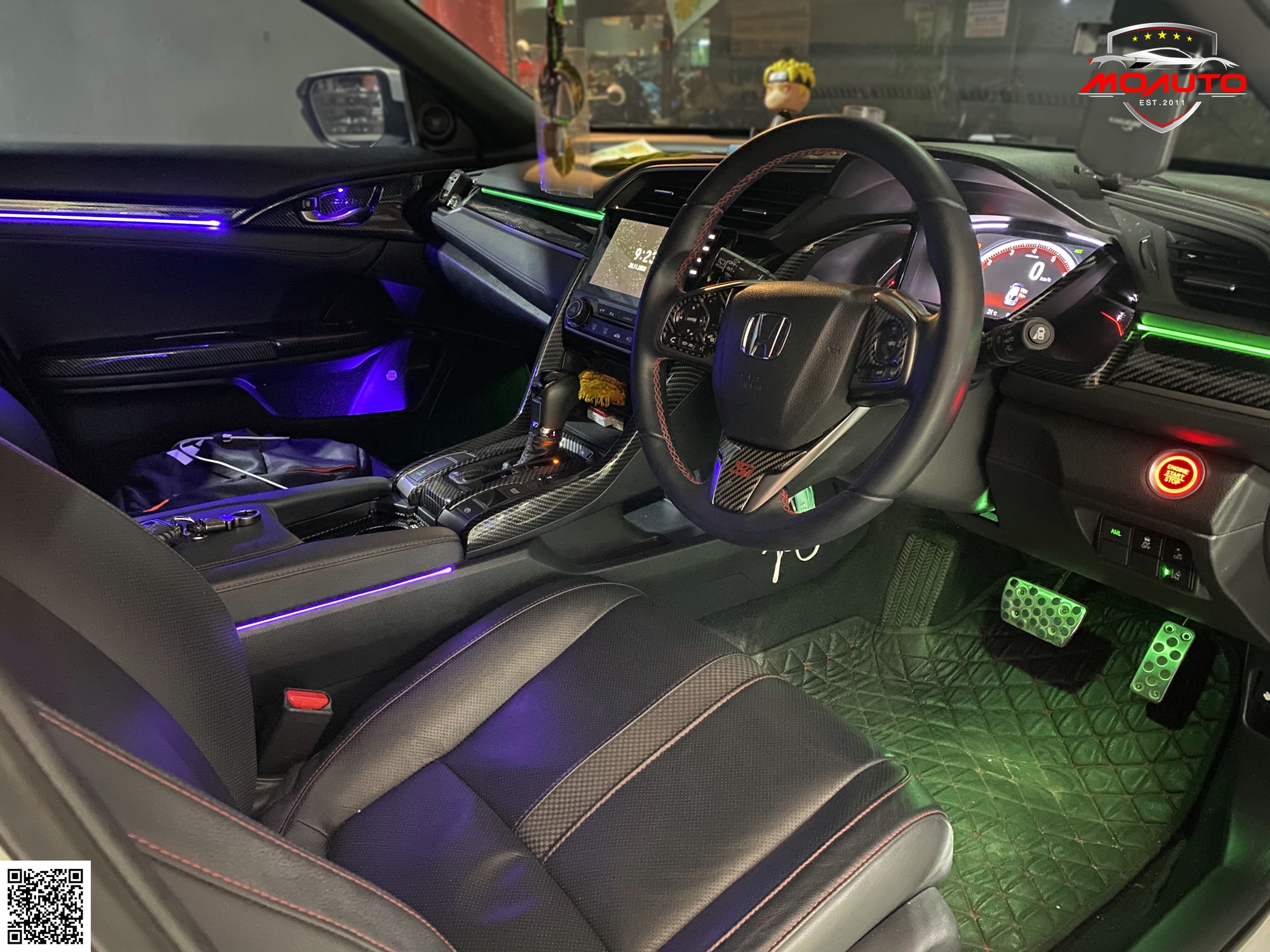 ไฟ Ambient light ตรงรุ่น V1 CIVIC FC / FK