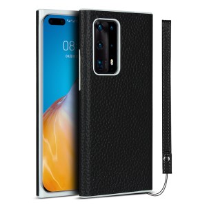 Case Huawei P40 Pro+ # Pre-order * เคสผิวลิ้นจี่เนื้อหนังแท้เคลือบผิวป้องกันลายนิ้วมือ *