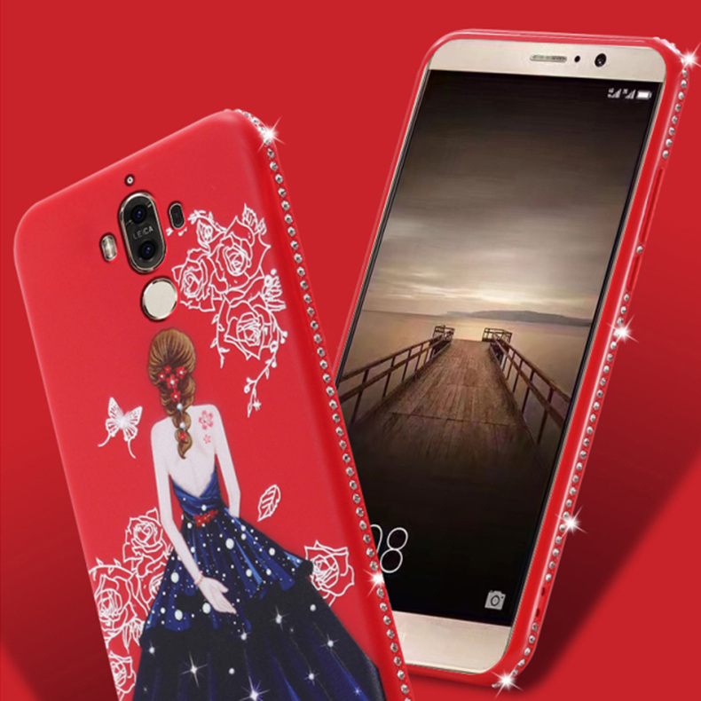 Case Huawei Mate 9 / Pre-order * 3D เพชร TPU ซิลิโคนอ่อนนุ่ม *