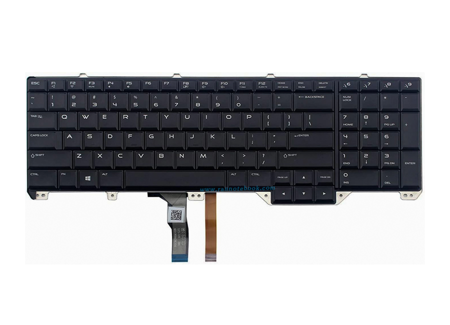 Keyboard Notebook Dell Alienware 17 R2 อังกฤษ แท้ประกันศูนย์ Dell