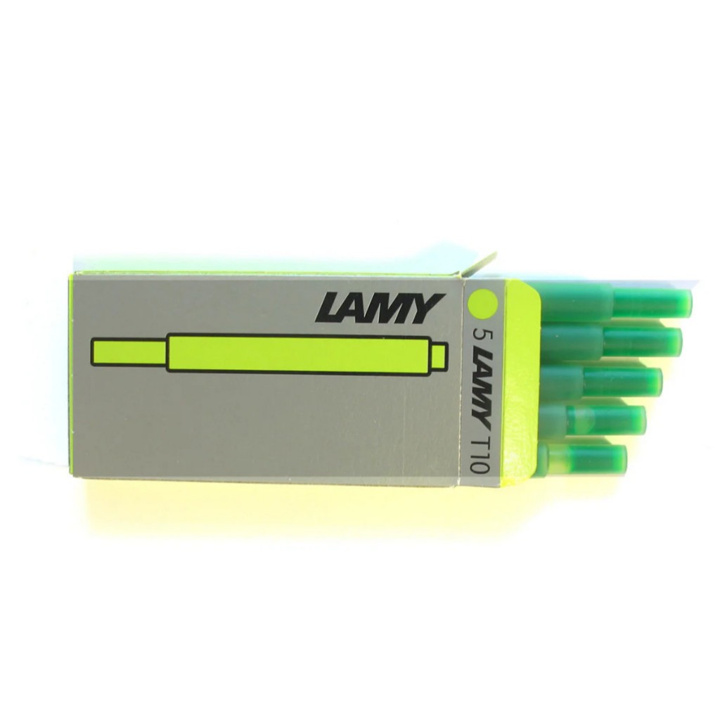 LAMY T10 Special Edition Neon Lime Pen Ink Cartridges