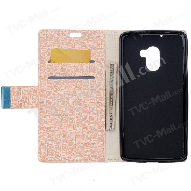 Case Lenovo A7010 / Pre-order * พื้นผิวหนังรูปแบบเขาวงกต *