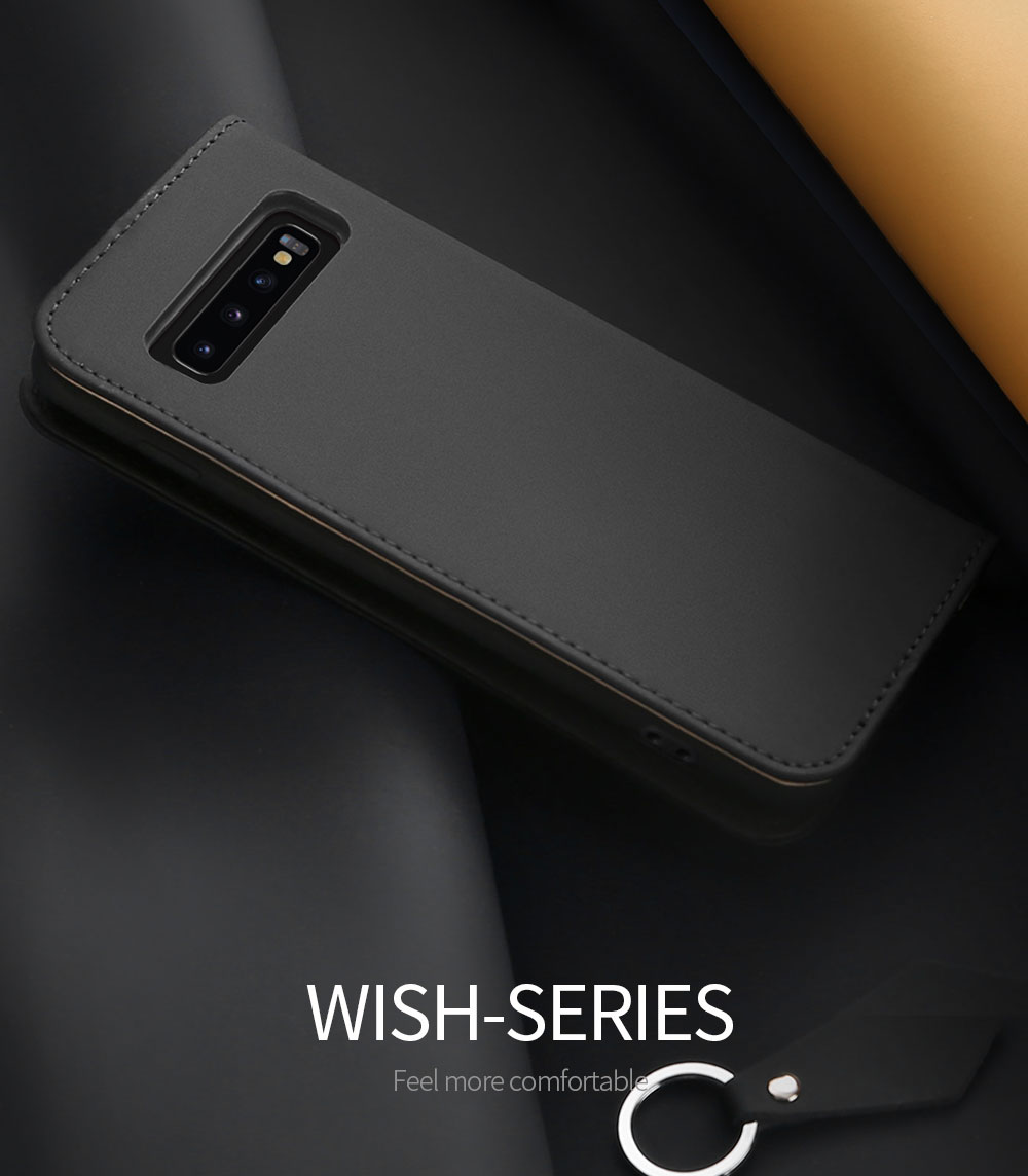 Case Samsung Galaxy S10 / Pre-Order * DUX DUCIS นี้มีสไตล์ธุรกิจที่เรียบง่ายและโครงสร้างที่บางเฉียบ หนังแท้ที่คัดสรรมาอย่างดี *