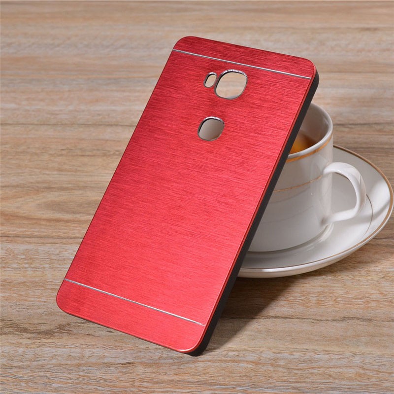 Case Huawei GR5 / Pre-order * เคสแข็งบางแปรงขัด โลหะอลูมิเนียม + PC *